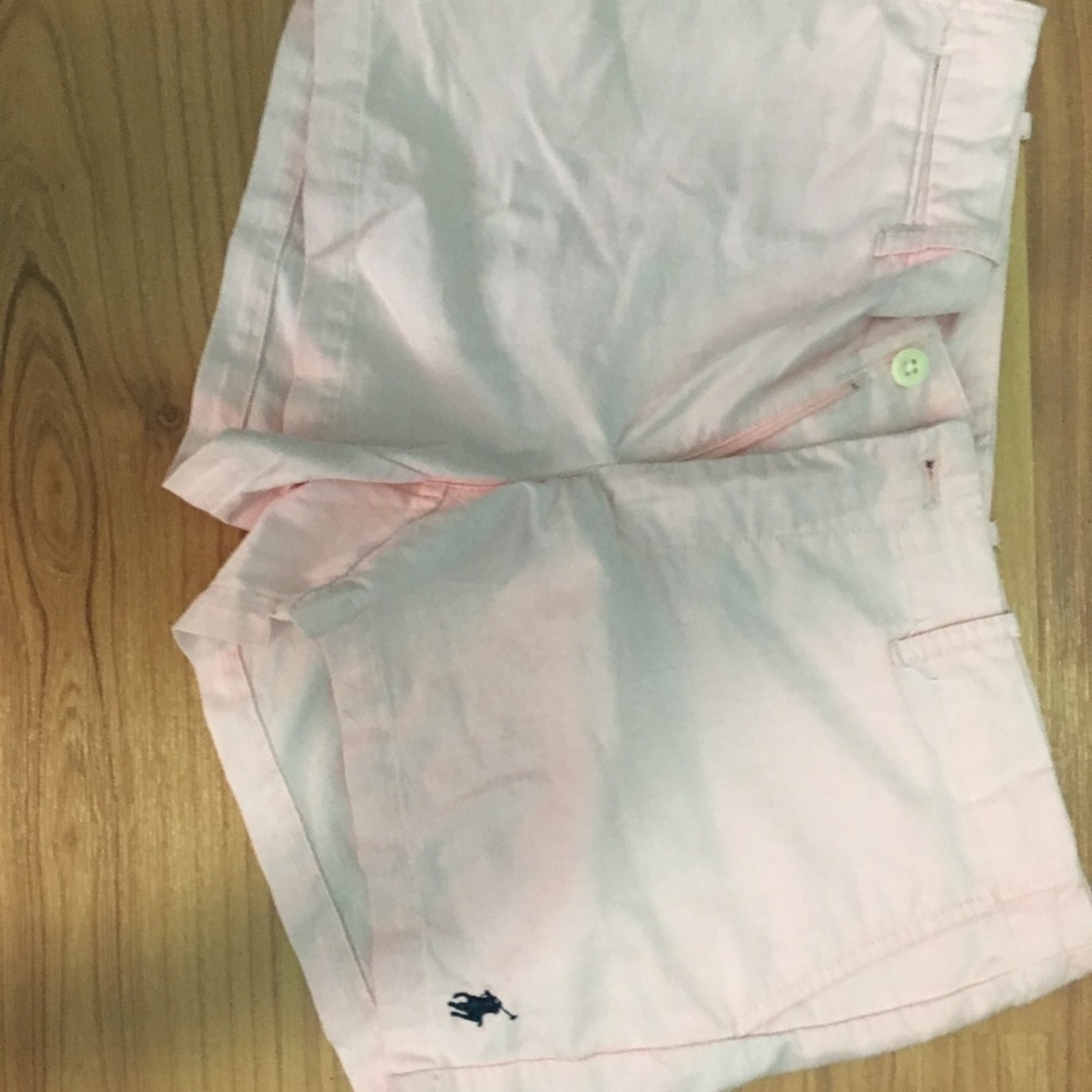 Light Pink Polo Shorts